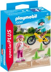 Playmobil Görkorizó és bicikliző gyerekek (70061)