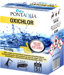 Pontaqua Oxichlor fertőtlenítő tasak 5x100 g (OKM 005)