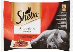 Hrană umedă pentru pisici Sheba Selection in Souce - carne 4 x 85g