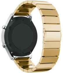 iUni Curea pentru Smartwatch Samsung Galaxy Watch 46mm, Samsung Watch Gear S3, iUni 22 mm Otel Inoxidabil Gold Link Bracelet (510144)