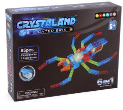 CRYSTALAND Reptile, Paianjen, Scorpion, Soparla, Robot 6in1 - 85 piese (990013)