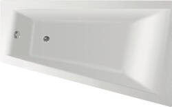 SAPHO Kád, AQUALINE METUJE akril kád 160x100x47 cm, jobb, láb nélkül: G2611 - mozaikkeramia