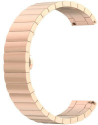 iUni Curea metalica Smartwatch Samsung Galaxy Watch 4, Watch 4 Classic, Gear S2, iUni 20 mm Otel Inoxidabil Rose Gold Link Bracelet (510229)