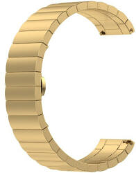 iUni Curea metalica Smartwatch Samsung Galaxy Watch 46mm, Samsung Watch Gear S3, iUni 22 mm Otel Inoxidabil Gold Link Bracelet (510212)