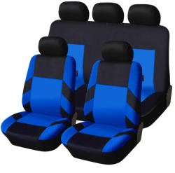 Autófejlesztés Univerzális üléshuzat garnitúra fekete-kék (osztható) Exlusive