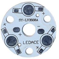  92972 Alu panel LED-hez, 3x1W