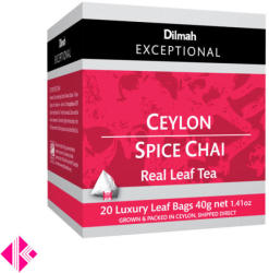 Dilmah Exceptional Spice Chai fűszeres fekete tea 20 filter