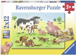 Ravensburger Familii Animale 2x12 piese (07590)