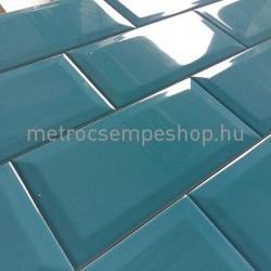 SPANYOL 10x20 AQUABLUE fényes fózolt türkiz METRÓ CSEMPE