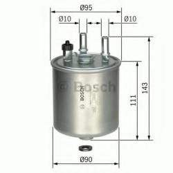 Bosch Filtru combustibil RENAULT KANGOO BE BOP (KW0/1) (2009 - 2016) BOSCH F 026 402 081
