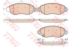 TRW Set placute frana, frana disc FORD TRANSIT caroserie (FA) (2000 - 2006) TRW GDB2006