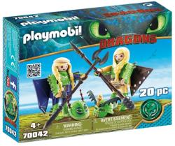 Playmobil Dragons Ruffnut and Tuffnut with Barf and Belch 9458 (Playmobil)  - Preturi