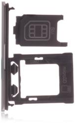  tel-szalk-009011 Sony Xperia XZ1 ezüst SIM & SD kártya tálca (2 sim kártyás verziók) (tel-szalk-009011)