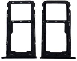  tel-szalk-009089 Huawei Enjoy 7 / P9 lite mini / Y6 Pro (2017) fekete SIM kártya tálca (tel-szalk-009089)