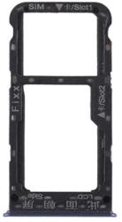 tel-szalk-009066 Huawei P Smart kék SIM kártya tálca (2 SIM kártyás telefonokhoz) (tel-szalk-009066)