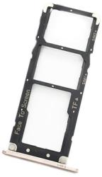  tel-szalk-009016 Asus Zenfone 4 Max ZC554KL arany SIM & SD kártya tálca (2 sim kártyás verziók) (tel-szalk-009016)