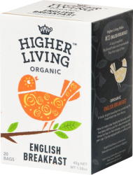 Higher Living English Breakfast tea 20 filter
