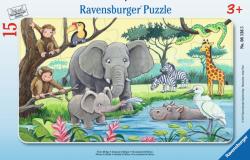 Ravensburger Animale din Africa - 15 piese (06136)