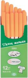 KOH-I-NOOR Marker subtire TEXTIL orange fluorescent