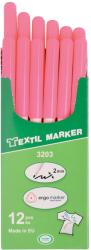 KOH-I-NOOR Marker subtire TEXTIL roz fluorescent