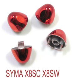 SYMA X8SC/X8SW/X8SW-D/X8PRO-15A-Main blades cover red- Rotorfedő kupak piros