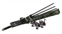 Lineaeffe Combo crap 3 lansete + mulinete + husa LINEAEFFE TOP CARP 3, 60M, S 60 (L.2015363)