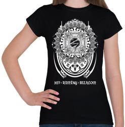 printfashion Hit, Remény és Bizalom - Női póló - Fekete (1202188)
