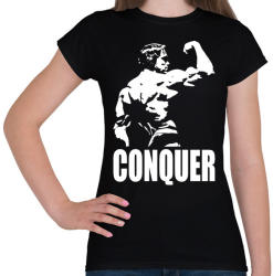 printfashion Conquer - Női póló - Fekete (1206318)