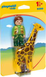 Playmobil Ingrijitor Zoo cu girafa (9380)