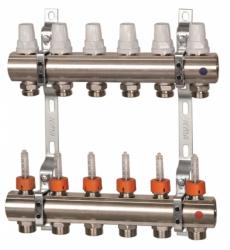 ICMA Distribuitor incalzire in pardoseala cu debitmetre ICMA - K013 11 cai