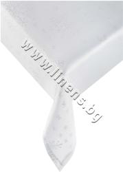 Dilios Покривка Dilios Сребърни Снежинки, p/n 80145679821 - Покривка за маса от Полиестер (80145679821)
