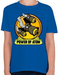 printfashion Az atom ereje - Gyerek póló - Királykék (1221621)