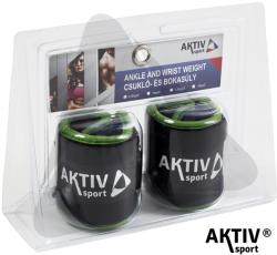 Aktivsport Csukló- és bokasúly Aktivsport 2x0, 5 kg fekete-zöld