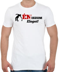 printfashion Én sosem iszom eleget - Férfi póló - Fehér (1230321)