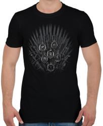 printfashion game of thrones - Férfi póló - Fekete (350564)