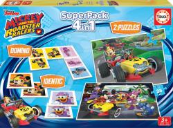 Educa The SuperPack 4in1 - Mickey and the Roadster Racer 2x25 piese (17223)