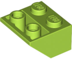 LEGO® Alkatrészek (Pick a Brick) Lime 2X2/45° Fordított Elem 4529679