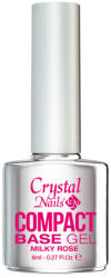 Crystalnails Compact Base gel milky rose - 8ml