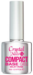 Crystalnails Compact Base gel milky rose - 4ml