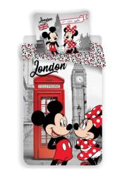 Jerry Fabrics Disney Minnie egér és Mickey ágyneműhuzat London 140x200cm 70x90cm (JFK016770)