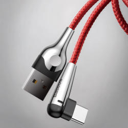 Baseus Cablu Type-C Baseus MVP Elbow USB Red (CATMVP-E09)