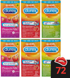 Durex Emoji óvszer csomag (6x12 db) 72 db