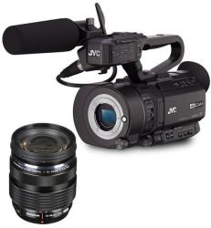 JVC GY-LS300CHE + 12+40mm f/2.8 PRO Lens