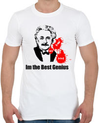printfashion genius - Férfi póló - Fehér (1242653)