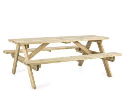 Blumfeldt Picknicker 180, masă de picnic, mobilier de grădină, 32mm, lemn de pin, 45 kg (GDM9-Picknicker-180) (GDM9-Picknicker-180)