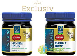 Manuka Health Pachet Miere de Manuka (MGO 400+) 250g+250g