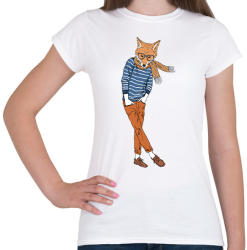 printfashion Fashion Fox - Női póló - Fehér (1249805)