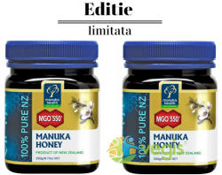 Manuka Health Pachet Miere de Manuka (MGO 550+) 250g+250g