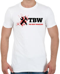 printfashion Élmunkások - Férfi póló - Fehér (1252377)