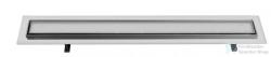 SAPHO FLOW inox burkolhatóösszefolyó rosttal szifon nélkül mag. 82 mm hossz: 970mm FP231 (FP231)